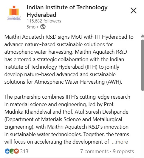 LinkedIn Post Snapshot